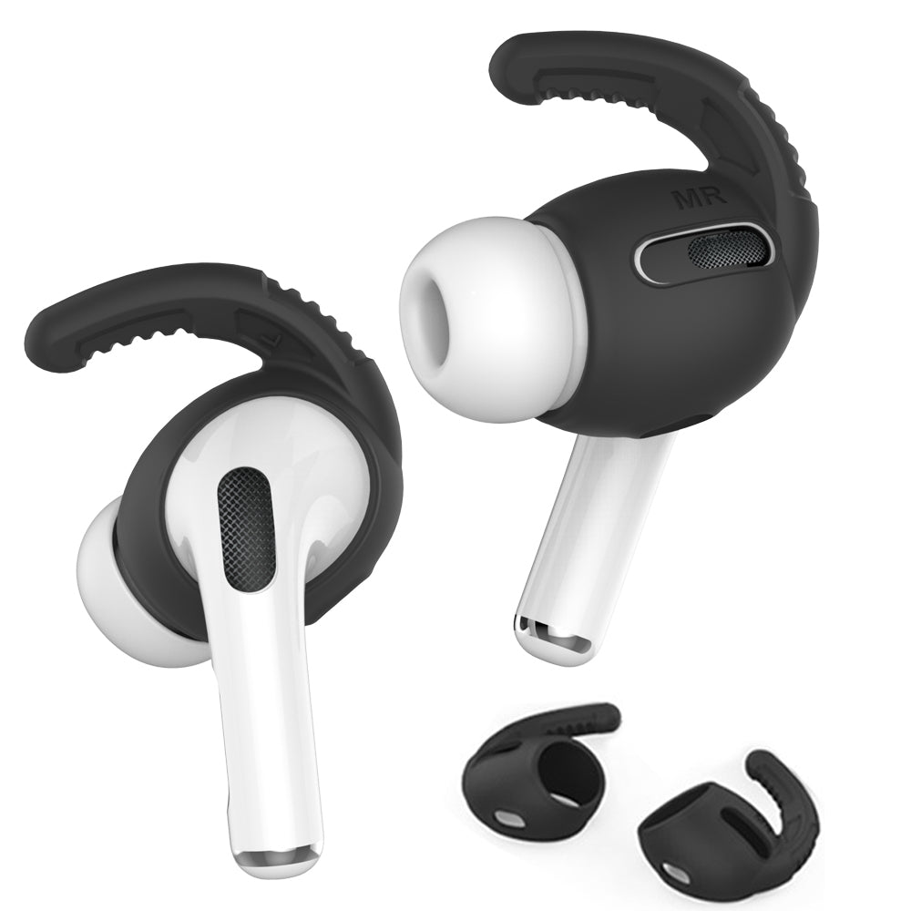 AHASTYLE PT-100 Silicone Ear Cover for Apple AirPods Pro Anti-Skid Ear Hooks 1 Pair Anti-Lost Ear Tips AHASTYLE PT-100 Silicone Ear Cover for Apple AirPods Pro Anti-Skid Ear Hooks 1 Pair Anti-Lost Ear Tips